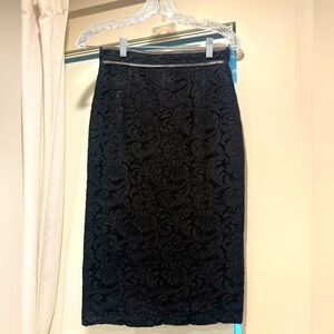 Black Burberry skirt